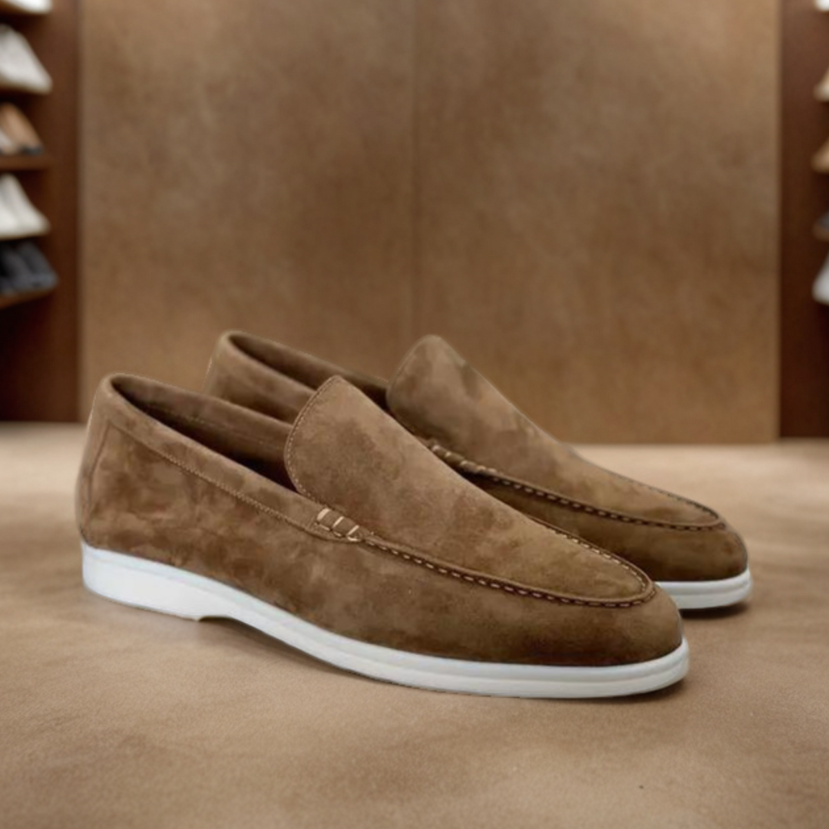 Devon - Suede Loafers